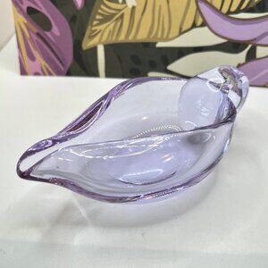 Tiffin Hand Blown Twilight Creamer Alexandrite Purple